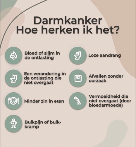 symptomen bij darmkanker